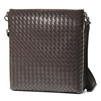 BOTTEGA VENETA ボッテガヴェネタ バッグ コピー レザー ショルダーバッグ 276357 v465c 2078 チョコレートブラウン メンズ＆レディース